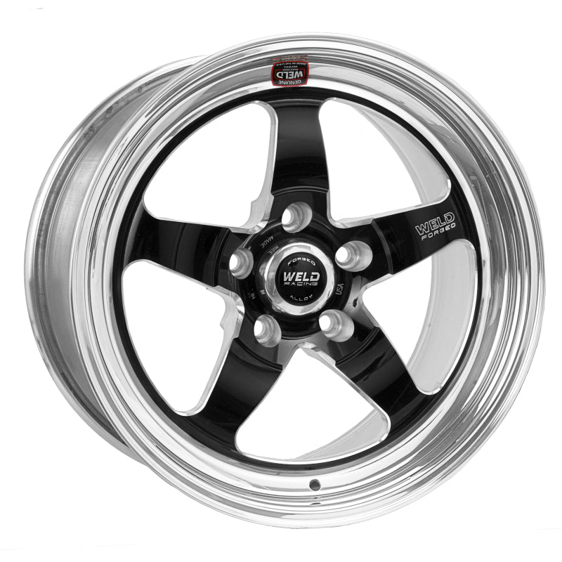Weld S71 17x5 / 5x4.5 BP / 2.2in. BS Black Wheel (High Pad) - Non-Beadlock Main image