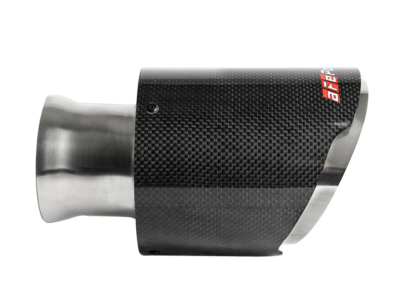 aFe MACH Force-XP 4-1/2in Carbon Fiber OE Replacement Exhaust Tips - 15-19 Dodge Charger/Hellcat (view 7)