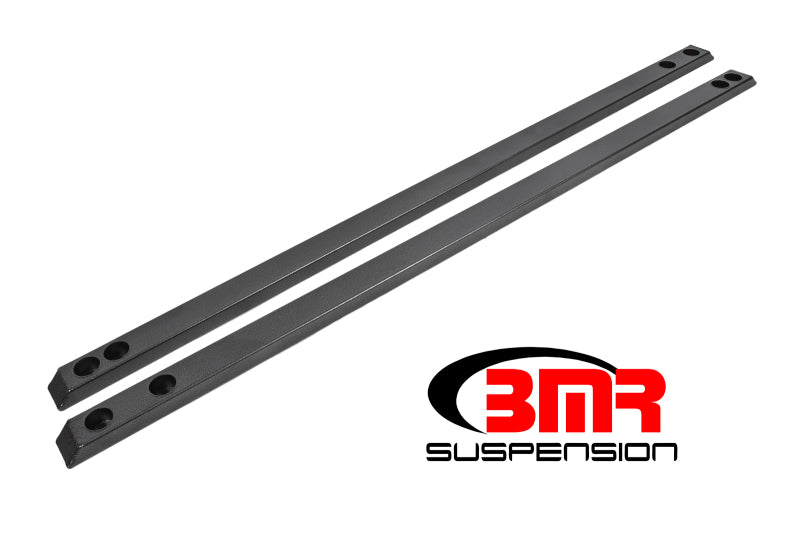 BMR 15-17 S550 Mustang Super Low Profile Chassis Jacking Rails - Black Hammertone Main image