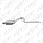 MBRP 11-12 Ford Shelby GT 500 T304 3in Cat Back Dual Split Rear Race Version 4.5in Tips (view 8)