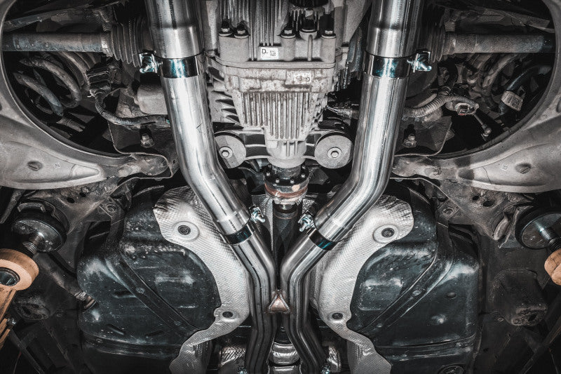 MBRP 18-23 Dodge Durango SRT 6.4L Armor Lite AL Steel 3in Cat Back Exhaust Dual Rear Exit w/ SS Tips (view 2)