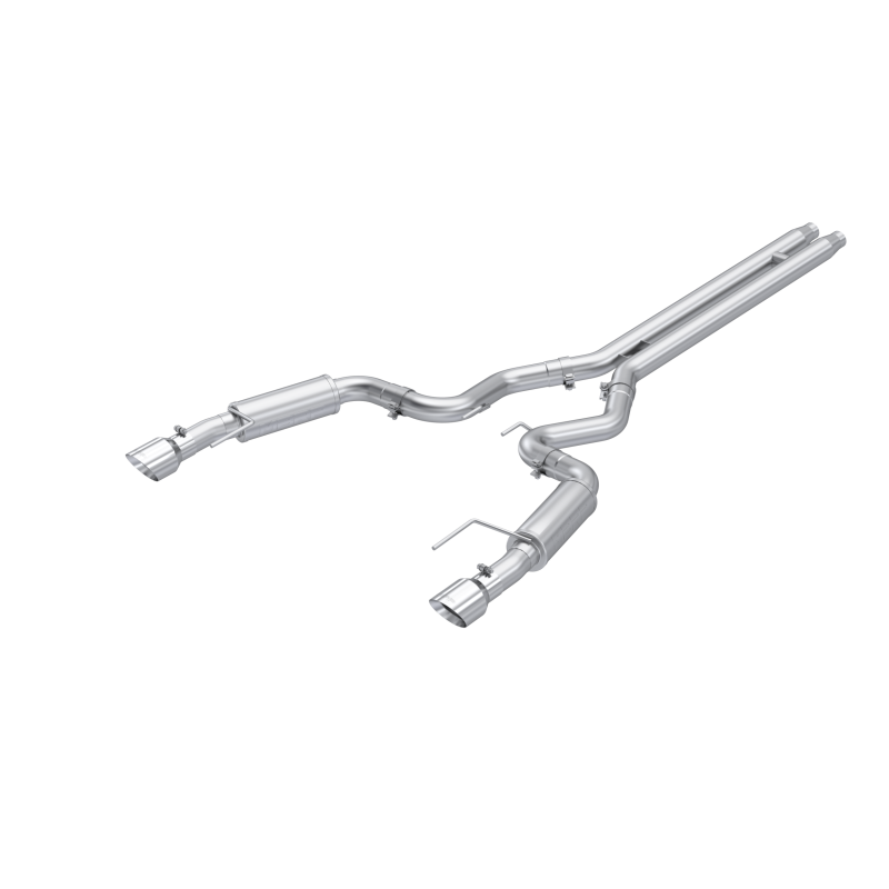MBRP 2024 Ford Mustang GT S650, 5.0L 3in Dual Split Rear Aluminized Steel (view 2)
