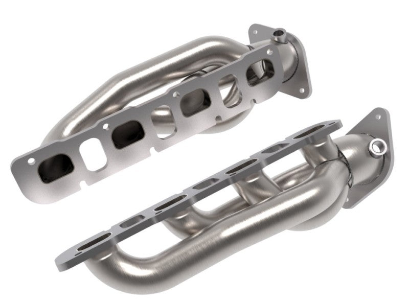 aFe Power Twisted Steel 304SS Shorty Header 2021 Ram 1500 TRX V8-6.2L (uncoated) (view 5)