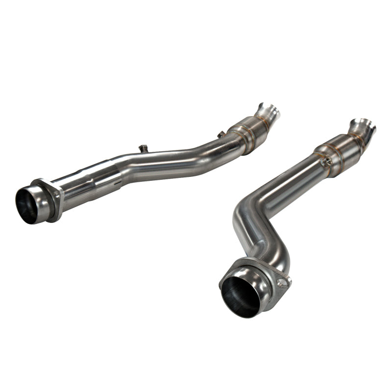 Kooks 2012+ Jeep Grand Cherokee SRT8 6.4L 3in Stainless GREEN Catted Connection Pipes (view 3)