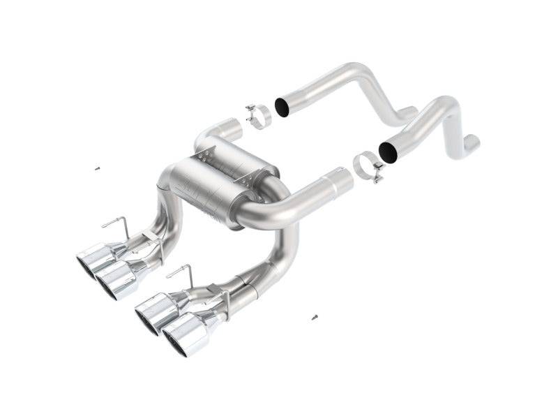 Borla 06-12 Chevrolet Corvette Z06/ZR1 6.2L/7.0L 8cyl Aggressive ATAK Exhaust (rear section only) Main image