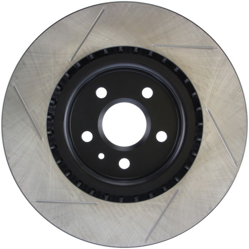 StopTech Power Slot 10 Camaro SS 8cyl / 09 Pontiac G8 GXP Front Left Slotted Rotor (view 4)