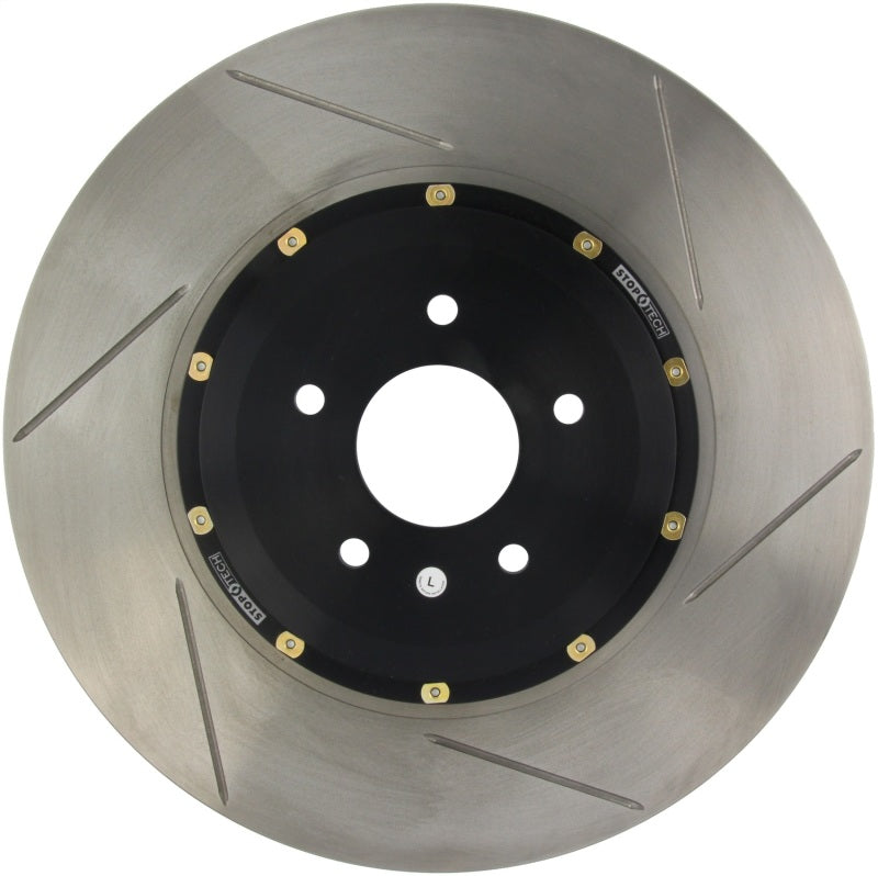 StopTech 06-13 Chevy Corvette Z06 AeroRotor Direct Replacement 2-piece Drilled Right Front Rotor Main image