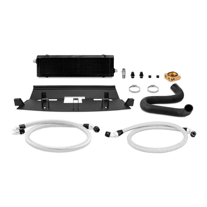 Mishimoto 2018+ Ford Mustang GT Thermostatic Oil Cooler Kit - Black Main image