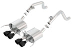 Borla 14-18 C7 Corvette Stingray Axle-Back ATAK Exhaust 2.75in To Muffler Dual 2.0in Out 4.25in Tip (view 2)