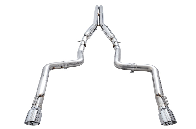 AWE Tuning 2015+ Dodge Charger 6.4L/6.2L Supercharged Track Edition Exhaust - Chrome Silver Tips Main image