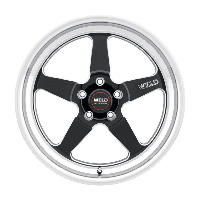 Weld S155 18x5 Ventura Drag 5x120 ET-08 BS2.75 Gloss BLK MIL DIA 78.1 (view 2)