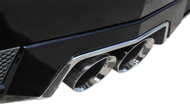 Corsa 11-13 Cadillac CTS Coupe V 6.2L V8 Polished Sport Axle-Back Exhaust (view 3)