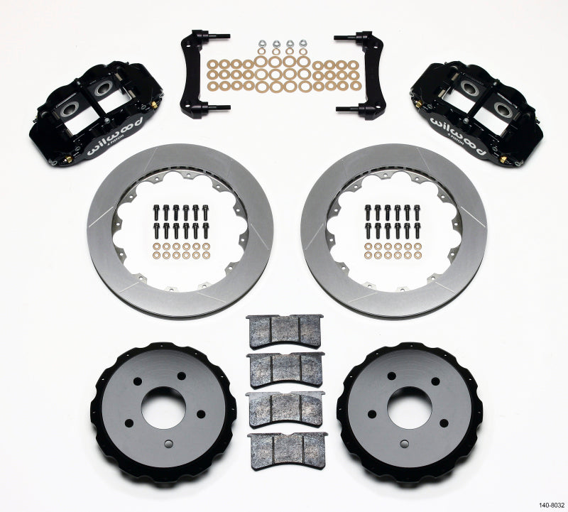 Wilwood Narrow Superlite 4R Rear Kit 12.88in 97-04 Corvette C5/Z06 Main image
