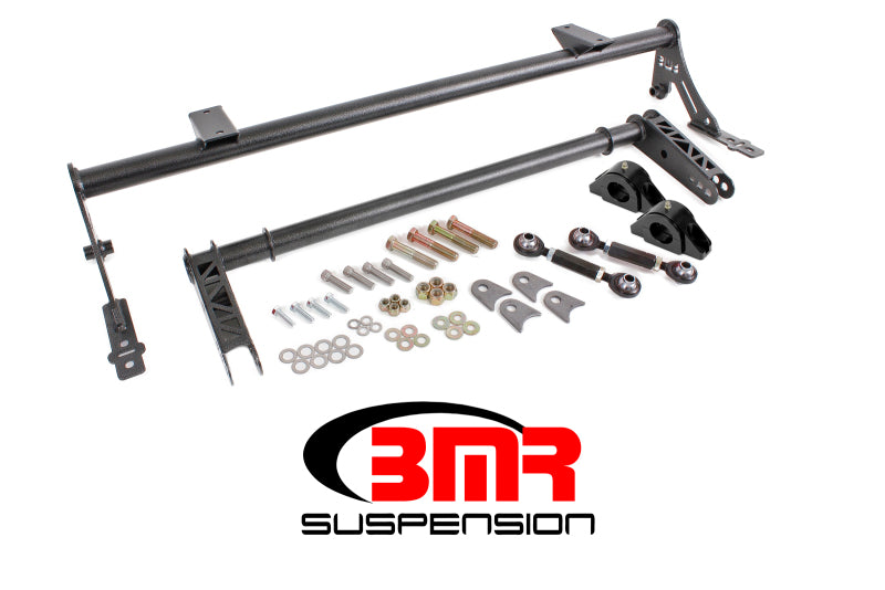 BMR 05-14 S197 Mustang Rear Bolt-On Hollow 35mm Xtreme Anti-Roll Bar Kit (Delrin) - Black Hammertone Main image