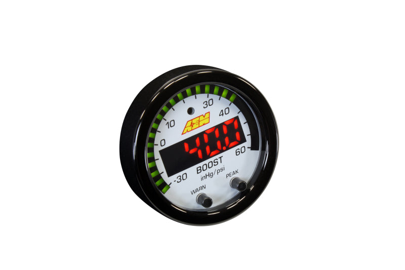 AEM X-Series Boost Pressure -30inHg 60psi Gauge Kit (view 8)