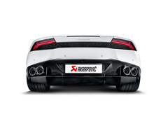 Akrapovic 16-16 Lamborghini Huracan LP 580-2 Coupe/Spyder Slip-On Line (Titanium) w/ Carbon Tips