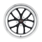 Weld S76 17x11 / 5x4.75 BP / 7.7in. BS Black Wheel (High Pad) - Non-Beadlock (view 3)