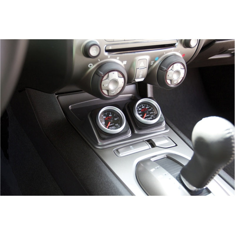 Autometer 10-12 Chevrolet Camaro Dual Console Pod (Factory Match) (view 4)