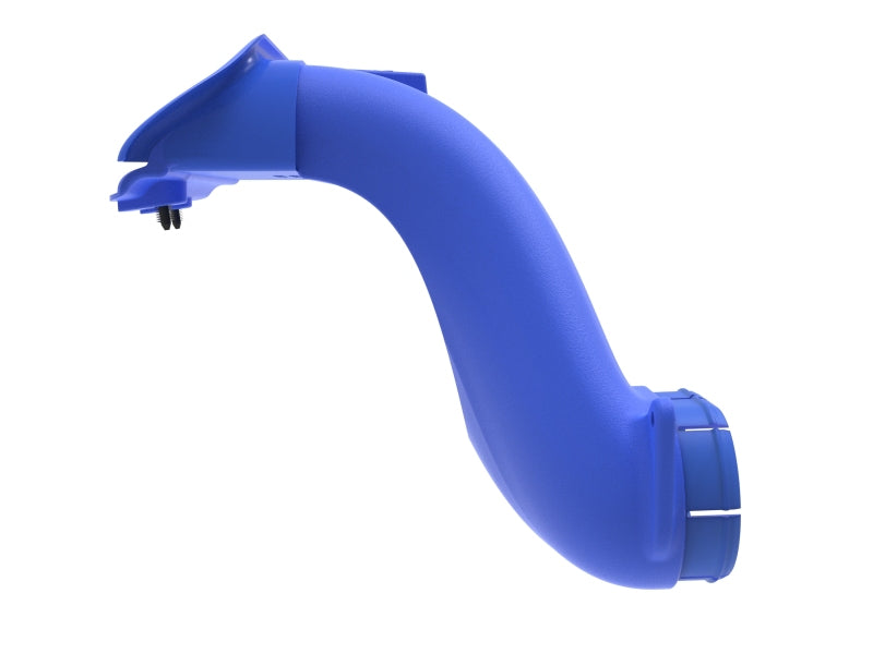 aFe Rapid Induction Dynamic Air Scoop 2021+ Ford F-150V6/V8 - Blue (view 9)