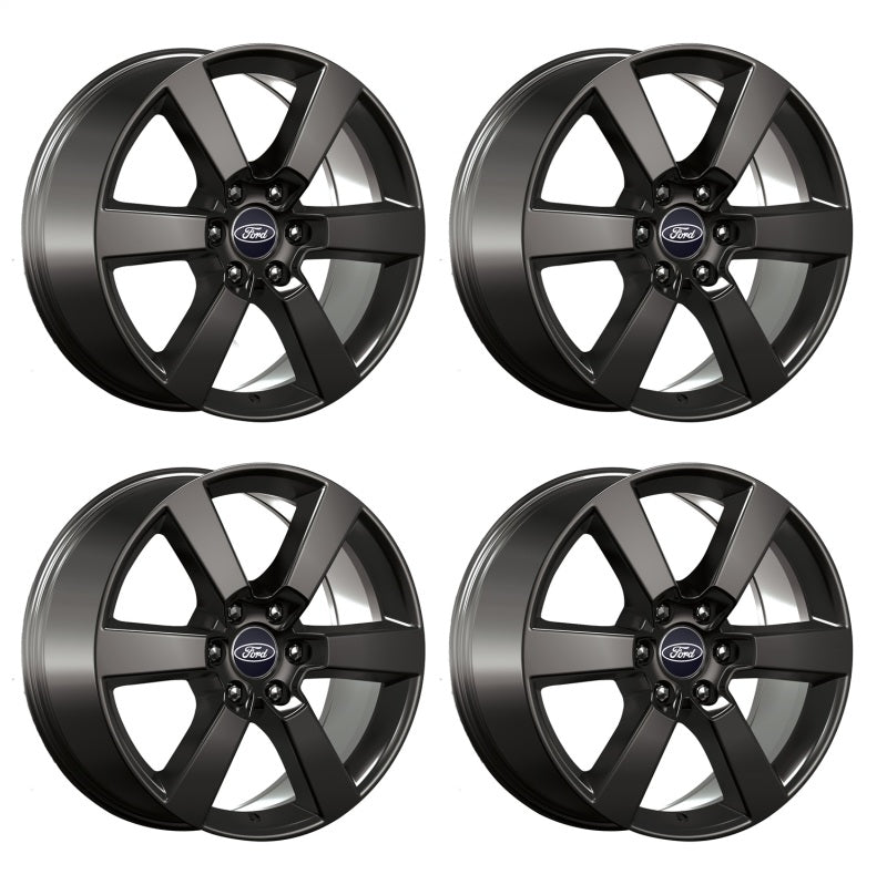 Ford Racing 15-16 F-150 20in x 8.5in Wheel Set with TPMS Kit - Matte Black Main image