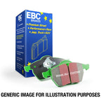EBC 11+ Jeep Grand Cherokee 6.4 SRT-8 Greenstuff Front Brake Pads (view 10)