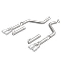 MagnaFlow Axle-Back, SS, 3in, Quad Split Rear 3.5 Tips 2015 Dodge Challenger incl SRT Hellcat (view 36)