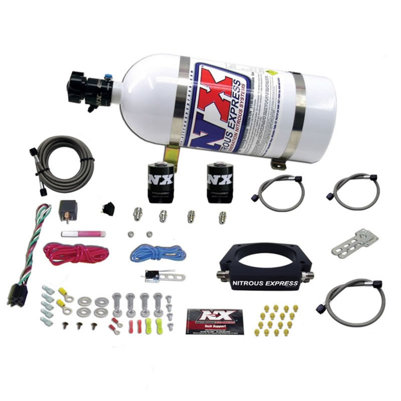 Nitrous Express GM LS 102mm Nitrous Plate Kit (50-400HP) w/10lb Bottle (view 2)