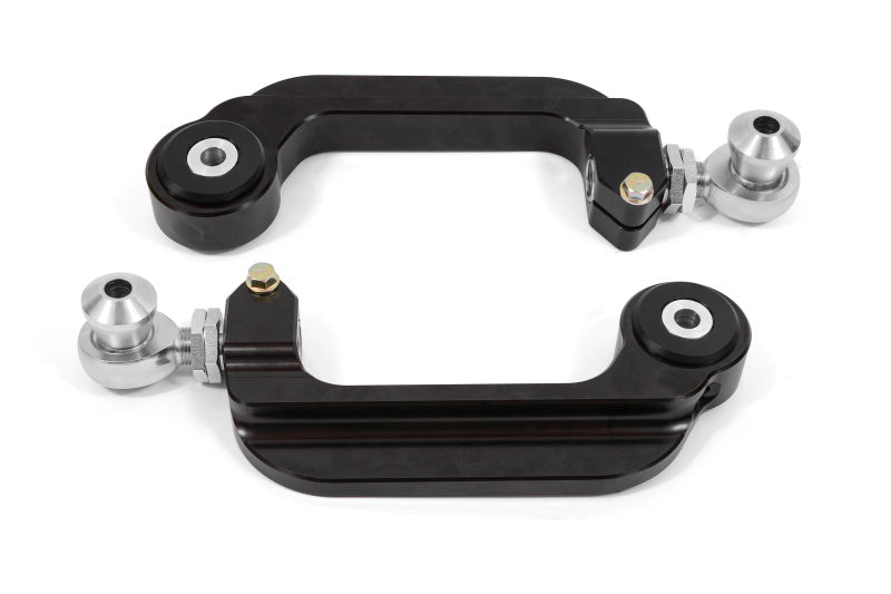 BMR 15-21 S550 Mustang Billet Aluminum Camber Links Adjustable (Delrin/Rod ends) - Black Anodized Main image