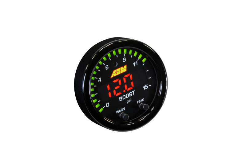 AEM X-Series Pressure 0-15psi Gauge Kit (view 6)