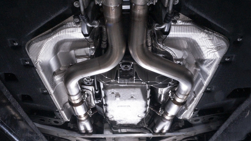 Stainless Works 2016-18 Cadillac CTS-V Sedan Headers 2in Primaries 3in Catted Leads Into X-Pipe (view 4)