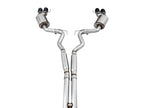 AWE Tuning 2018+ Ford Mustang GT (S550) Cat-Back Exhaust - Touring Edition (Quad Diamond Black Tips) (view 6)