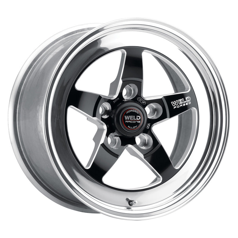 Weld S71 15x10 / 5x4.75 BP / 7.5in. BS Black Wheel (Medium Pad) - Non-Beadlock (view 3)