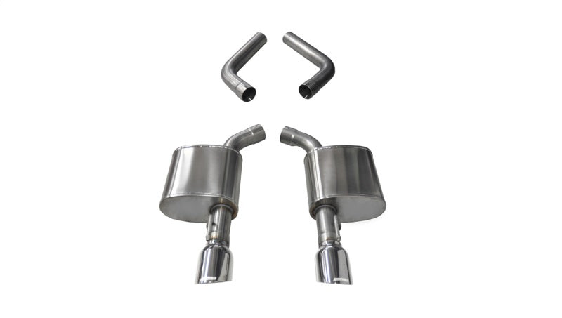 Corsa 15-19 Dodge Charger 6.4L/17-19 Dodge Charger 5.7L Polished Sport AxleBack Exhaust w/4.5in Tips Main image