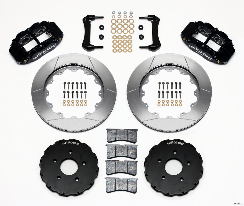 Wilwood Narrow Superlite 6R Front Hat Kit 14.00in 2005-up Corvette C6 Main image