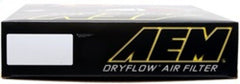 AEM 11 Dodge Challenger/Charger/300C 14.438in O/S L x 9.125in O/S W x 1.75in H DryFlow Air Filter - DaroRacing - Air Filters - Drop In - AEM Induction - AEM28-20460