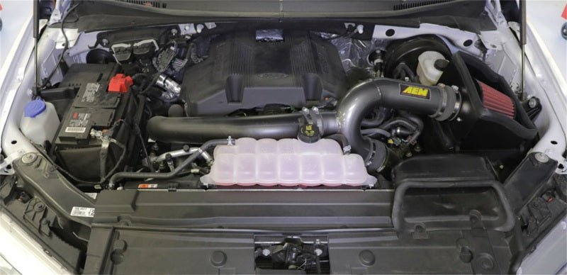 AEM 17-18 Ford F-150 3.5L V6 F/I Gunmetal Gray Cold Air Intake - DaroRacing - Cold Air Intakes - AEM Induction - AEM21-8130DC