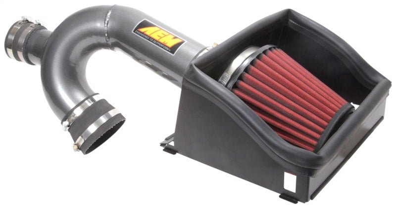 AEM 17-18 Ford F-150 3.5L V6 F/I Gunmetal Gray Cold Air Intake - DaroRacing - Cold Air Intakes - AEM Induction - AEM21-8130DC Main image