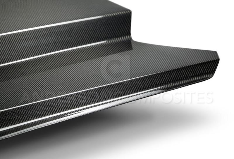 Anderson Composites 15-17 Ford Mustang (Excl. GT350/GT350R) Double Sided Carbon Fiber Cowl Hood (view 5)