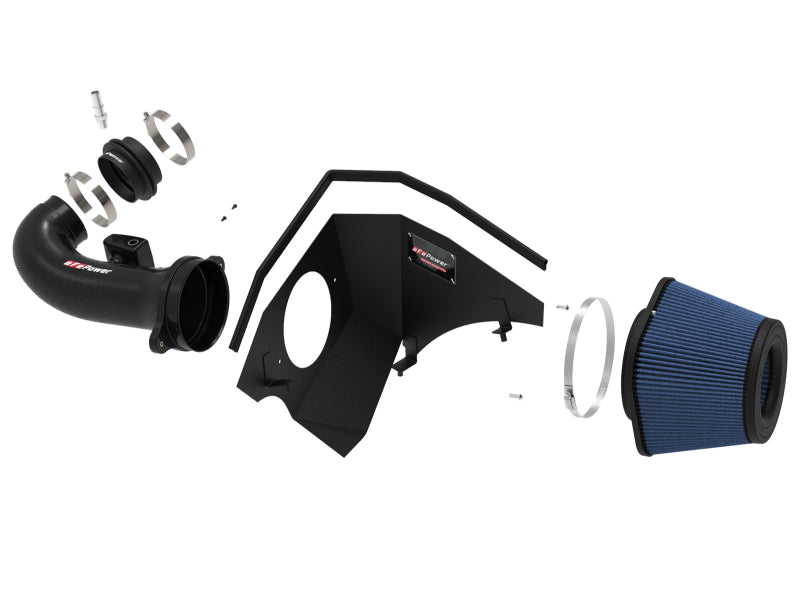 aFe Track Series Carbon Fiber Pro 5R AIS - 16-19 Chevrolet Camaro SS V8-6.2L (view 9)