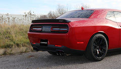 Corsa 15-17 Dodge Challenger Hellcat Dual Rear Exit Extreme Exhaust w/ 3.5in Black Tips