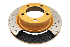 DBA 05-10 Mustang GT V8 Shebly Edition Front Drilled & Slotted 5000 Series 2 Piece Rotor Assembled w