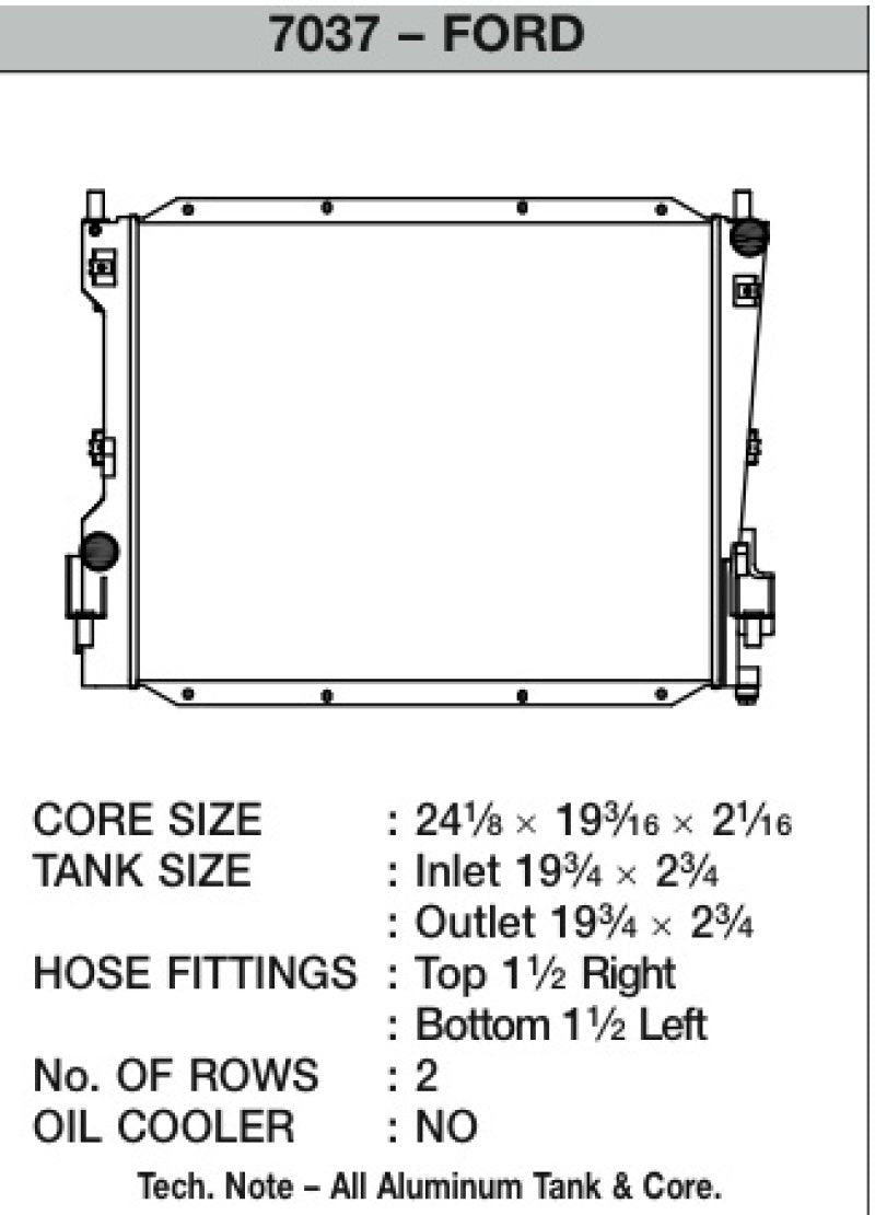 CSF 05-14 Ford Mustang Radiator (view 7)