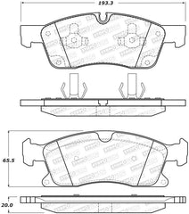 StopTech Street Brake Pads - Front