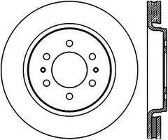 Stoptech 15-16 Ford F-150/Expedition / 15-16 Lincoln Navigator Front Performance Cryo Brake Rotor