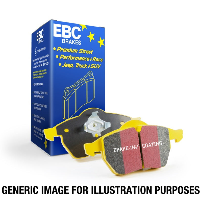 EBC 05-09 Chrysler 300 2.7 Yellowstuff Front Brake Pads (view 13)