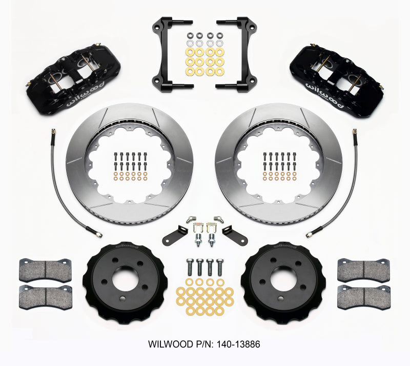 Wilwood AERO6 Front Hat Kit 14.00 15-23 Mustang w/Lines Main image