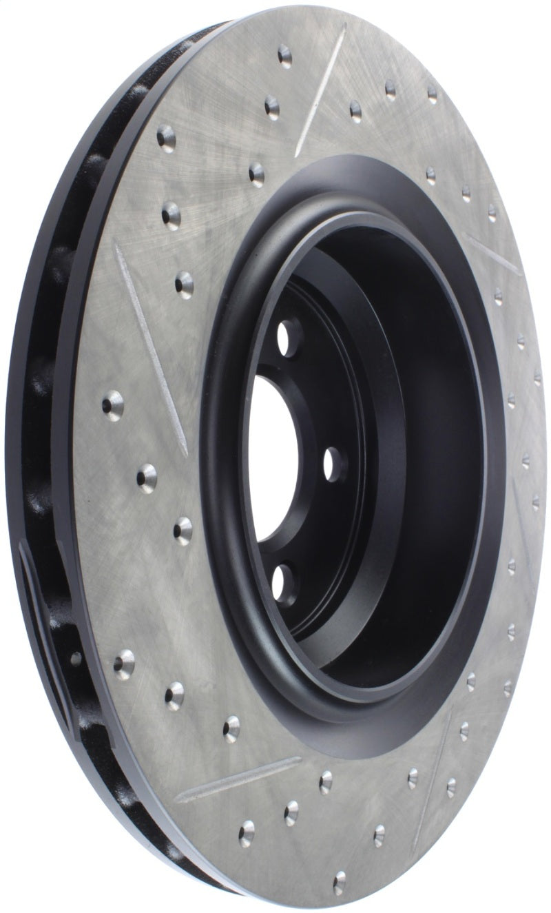 StopTech SportStop 06-09 Chrysler SRT-8 Rear Left Drilled & Slotted Rotor (view 6)