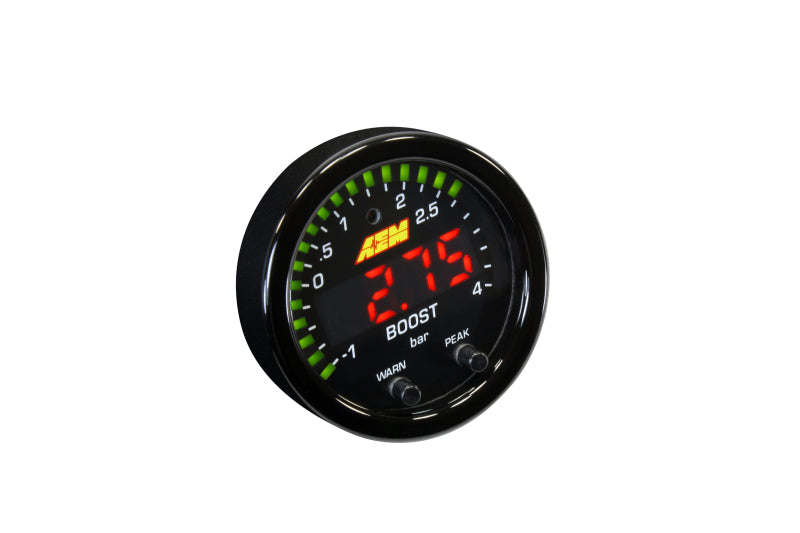 AEM X-Series Boost Pressure -30inHg 60psi Gauge Kit (view 9)