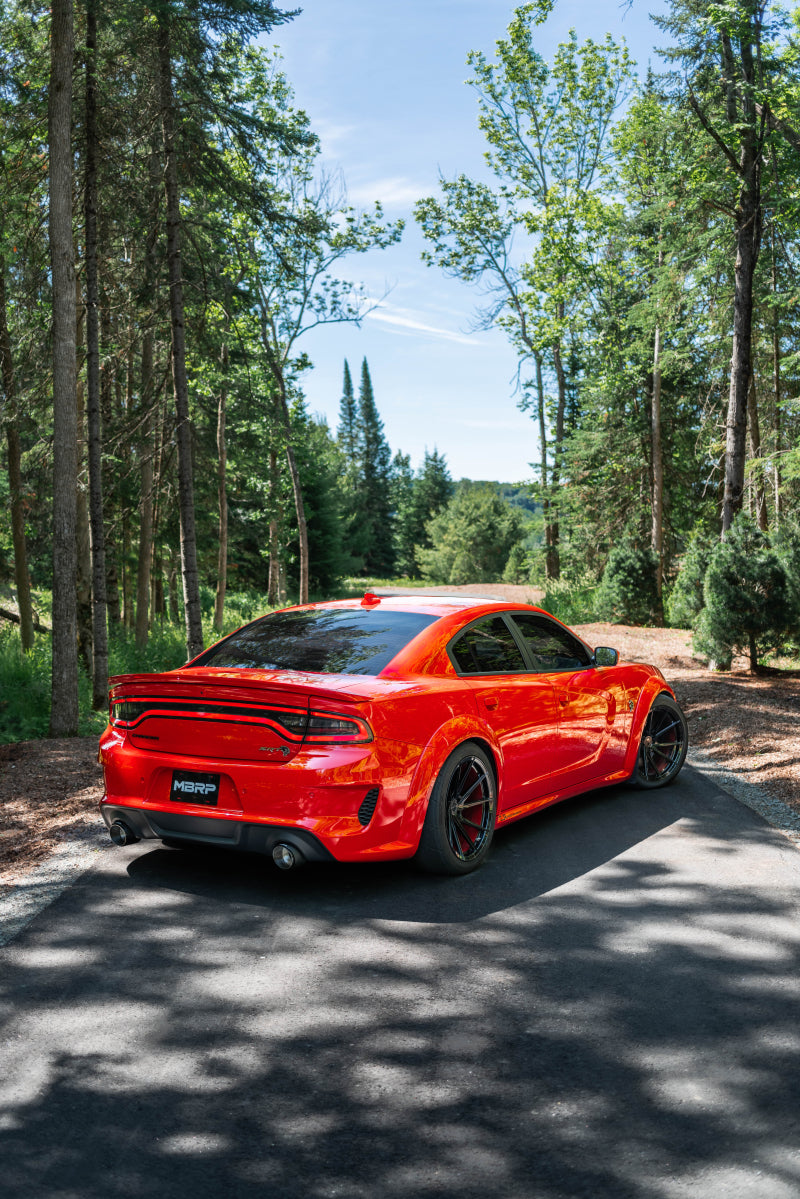 MBRP 17-21 Charger 5.7L/6.2L/6.4L 3in Race Profile Cat-Back w/ Dual Tips Aluminized Steel Exhaust (view 4)