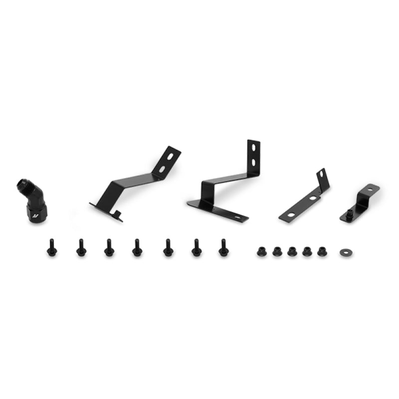 Mishimoto 2016+ Chevy Camaro Oil Cooler Kit w/ Thermostat - Silver (view 12)